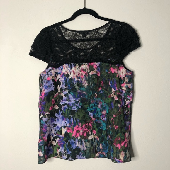 EUC Express floral top - Picture 2 of 5
